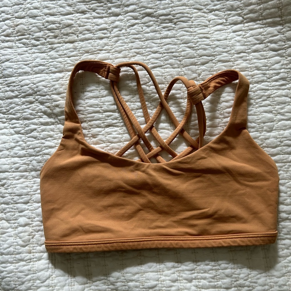 Free to be wild bra - monarch orange - size 4